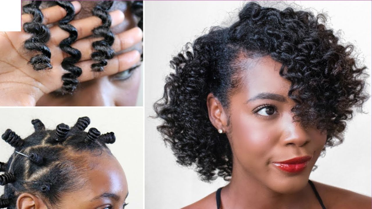 Bantu Knots on 4c Hair - How To Tutorial